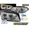 XENON SVETLOMETY ANGEL EYES LED DRL CHRÓMOVÉ SEQ pre BMW F10/F11 LCI 13-16