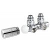 Sapho TWIN pripojovacia sada ventilov termostatická pre stredové pripojenie, pravé, ch SPH CP3010