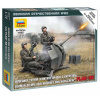Zvezda Wargames (WWII) German Anti-Aircraft Gun with Crew Model Set guľometu 1:72, 20 dielov (***SKLADOM***POPIS PRIPRAVUJEME***)