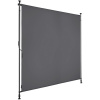 tectake 406157 markíza taija s ručnou kľukou - 150 x 310 cm, čierna