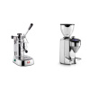 La Pavoni Professional Lusso + Rocket Espresso FAUSTO 2.1, chrome