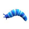KN6 Antistresový kĺbový slimák finger slug Farba: modrá