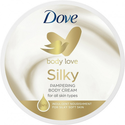 Dove Body Silk ošetrujúci telový krém 300 ml