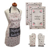 Home Elements Set zástera, chňapka, 2 utierky Najlepšia babička