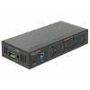 Delock 63309 4 porty USB 3.0 hub čierna; 63309