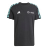 adidas Mercedes AMG Petronas Formula One Team DNA pánske tričko Black/White S