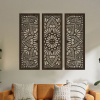 drevo zivota Drevená 3dielna mandala QUADRO Farebný vzor: Wenge, Veľkosť viacdielov: 72x60