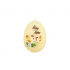 Vajíčko 100x140 Happy Easter krémová sviečka