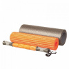 Set na jogu a masáže LIVEUP Yoga Roller set oranžová
