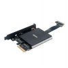 AKASA adaptér dual M.2 do PCIex s chladičom RGB (AK-PCCM2P-04)