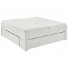 Carryhome POSTEĽ S ÚLOŽNÝM PRIESTOROM, 180/200 cm, biela - Online Only spálne - 000423011006
