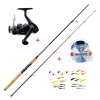Mistrall prívlačový set s gumovými nástrahami (prút LAMBERTA XR SPIN 2,70 m 15-40g)
