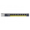Netgear NETGEAR GS108LP Nespravované Gigabit Ethernet (10/100/1000) Podpora napájania cez Ethernet (PoE) 1U Čierna, Šedá (GS108LP-100EUS)