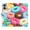 Flipové puzdro iSaprio - Donuts Pattern 02 - iPhone 16