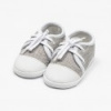 Dojčenské tenisky capačky New Baby jeans sivá 0-3 m Sivá 0-3 m