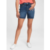 GAP 685440-00 Teen džínové kraťasy midi Tmavě modrá - 8