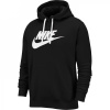 Nike Sportswear Club Fleece Men's Graphic Pullover Hoodie Black/White L