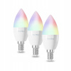 TechToy Chytrá žárovka 4.4W E14 RGB 3ks TSL-LIG-E14-3PC