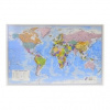 OXYBAG 5-810 Svet - politická mapa, podložka na stôl, PVC, s bočnou záložkou, 60x40cm