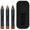 Nudestix Nude Lips Mini Set - Darčeková sada dekoratívnej kozmetiky na pery 90`s