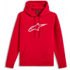 mikina AGELESS HOODIE 3, ALPINESTARS (červená/bílá, vel. M)