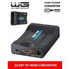 WG - Audio video konvertor SCART na HDMI, černá