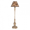 Clayre & Eef Béžovo-hnedá antik kovová stolná lampa Nikka - Ø 22*71 cm/E27/ 1*60W - Clayre & Eef