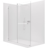 CERANO - Sprchová zástena Medin L/P - 8 mm - chróm, transparentné sklo - 170x195 cm - dvojdielna posuvná