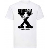 Generácia X - Biela , Pánske , XL