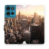 Flipové pouzdro Mobiwear - Motorola Moto G75 5G - M138P New York (Knížkové flip pouzdro, obal, kryt na mobil Motorola Moto G75 5G - M138P New York, materiál Umělá kůže + TPU - ochrana 360°, stojánek,