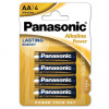 Batéria alkalická, AA, 1.5V, Panasonic, blister, 4-pack, Alkaline power