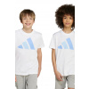 Detské bavlnené tričko adidas biela farba, s potlačou, KB7310 164