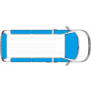 CARBEST Vnútorná termoclona pre Mercedes Vito/Viano/Vito Tourer/V-trieda V Varianta: MB Vito/Viano 2004 - 2014, Extra DR - 9 ks