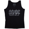 Tielko AC/DC - Back In Black, Žena,Čierna,XL