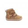 Dievčenské barefoot zimné čižmy D.D.STEP 20 Hnedá