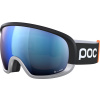 POC Fovea Race - Uranium Black/Argentite Silver/Partly Sunny Blue uni