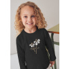 MAYORAL basic dievčenské tričko s dlhým rukávom 116 Čierna