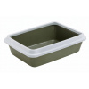 Ferplast DODO WC + rámček, toaleta pre mačky, khaki 42,5 x 31 x 13 cm