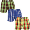 3PACK pánske trenky Styx klasická guma viacfarebné (3A110406) L 120 dní na výmenu alebo vrátenie tovaru!