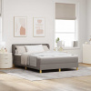 zahrada-XL Posteľ s pružinami a matracom krémová 90x200 cm Sivohnedá 3340287