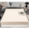 HoD Plachta s gumkou JERSEY Ecru 180x200 cm