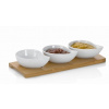 KELA KELA KELA Servírovacie misky PHILIPA 4ks porcelán/bambus KL-12260