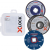 Bosch 5-dielna súprava kotúčov X-LOCK na rezanie a brúsenie 125 mm 2608619374