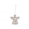 MFP 8885797 Záves Anjel drevený 12,5cm 3D