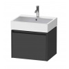 Duravit Ketho.2 Umývadlová skrinka, 44x58x46 cm, 1 zásuvka, grafit mat K25075049490000