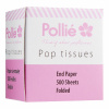 SALON Komplet POLLIÉ Pop Tissues End Paper - kadernícke papieriky na trvalú onduláciu 500ks