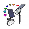 Solárny laserový záhradný projektor RGB