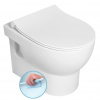 Isvea ABSOLUTE závesná WC misa, Rimless, 35x50cm, biela 10AB02002