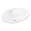 Hansgrohe Xuniva D - Umývadlo, 55x40 cm, s prepadom, bez otvoru na batériu, biela 60156450