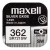Maxell Silver Oxide 362 1ks 362/SR721SW/V362